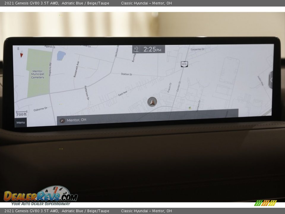 Navigation of 2021 Genesis GV80 3.5T AWD Photo #12
