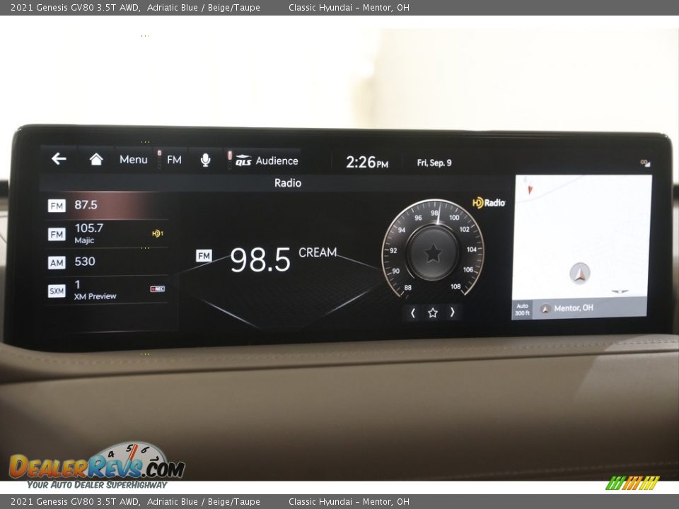 Controls of 2021 Genesis GV80 3.5T AWD Photo #13