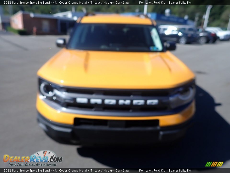 2022 Ford Bronco Sport Big Bend 4x4 Cyber Orange Metallic Tricoat / Medium Dark Slate Photo #3