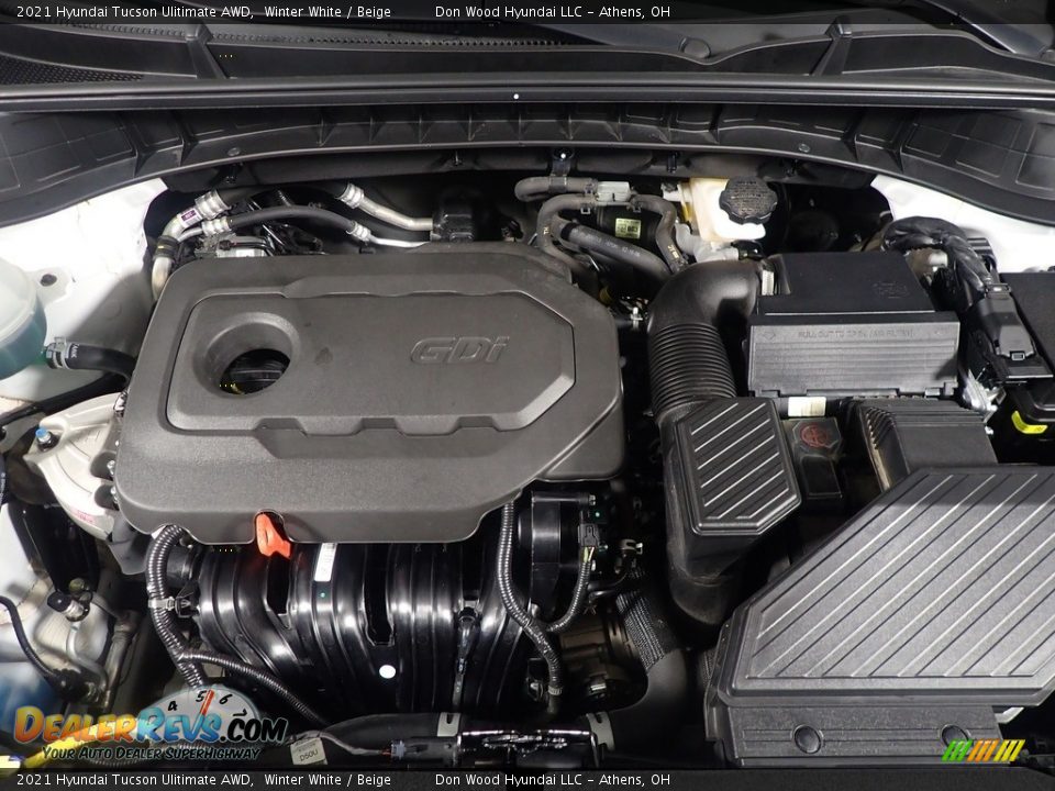 2021 Hyundai Tucson Ulitimate AWD Winter White / Beige Photo #9