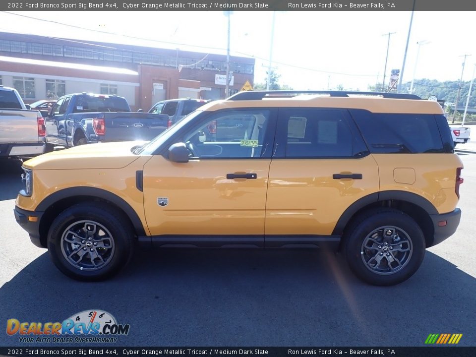 Cyber Orange Metallic Tricoat 2022 Ford Bronco Sport Big Bend 4x4 Photo #5
