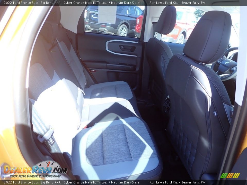 2022 Ford Bronco Sport Big Bend 4x4 Cyber Orange Metallic Tricoat / Medium Dark Slate Photo #10