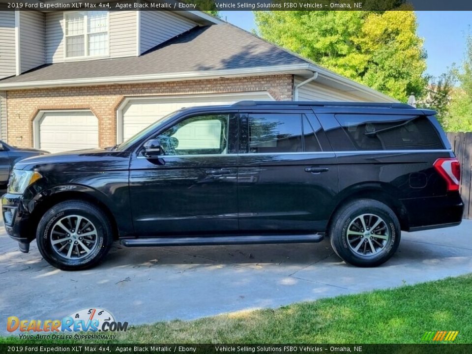 2019 Ford Expedition XLT Max 4x4 Agate Black Metallic / Ebony Photo #2