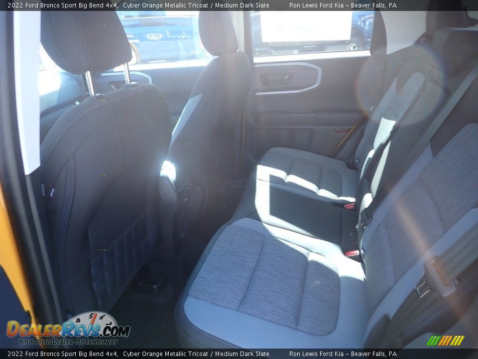 2022 Ford Bronco Sport Big Bend 4x4 Cyber Orange Metallic Tricoat / Medium Dark Slate Photo #12