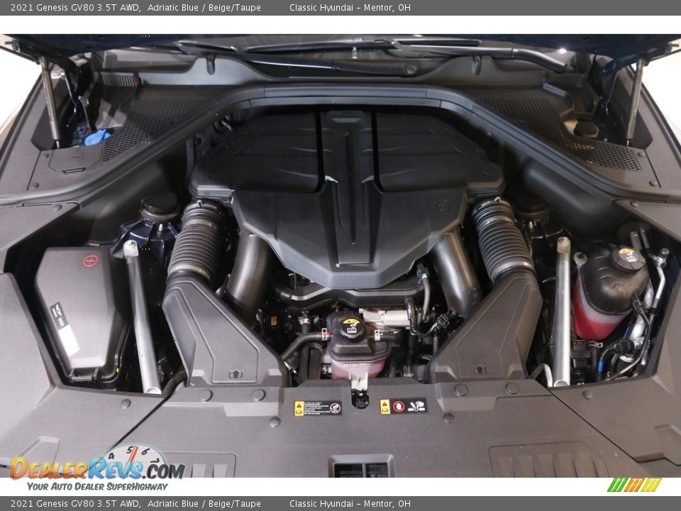 2021 Genesis GV80 3.5T AWD 3.5 Liter Turbocharged DOHC 24-Valve VVT V6 Engine Photo #25