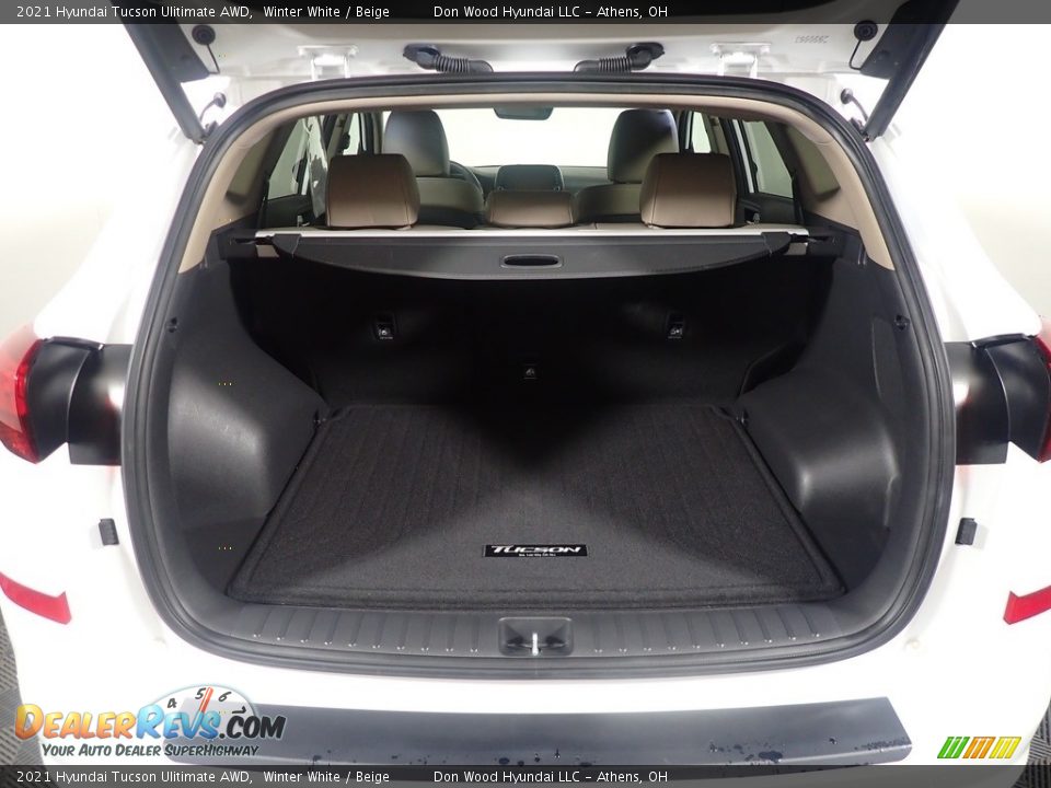 2021 Hyundai Tucson Ulitimate AWD Winter White / Beige Photo #18
