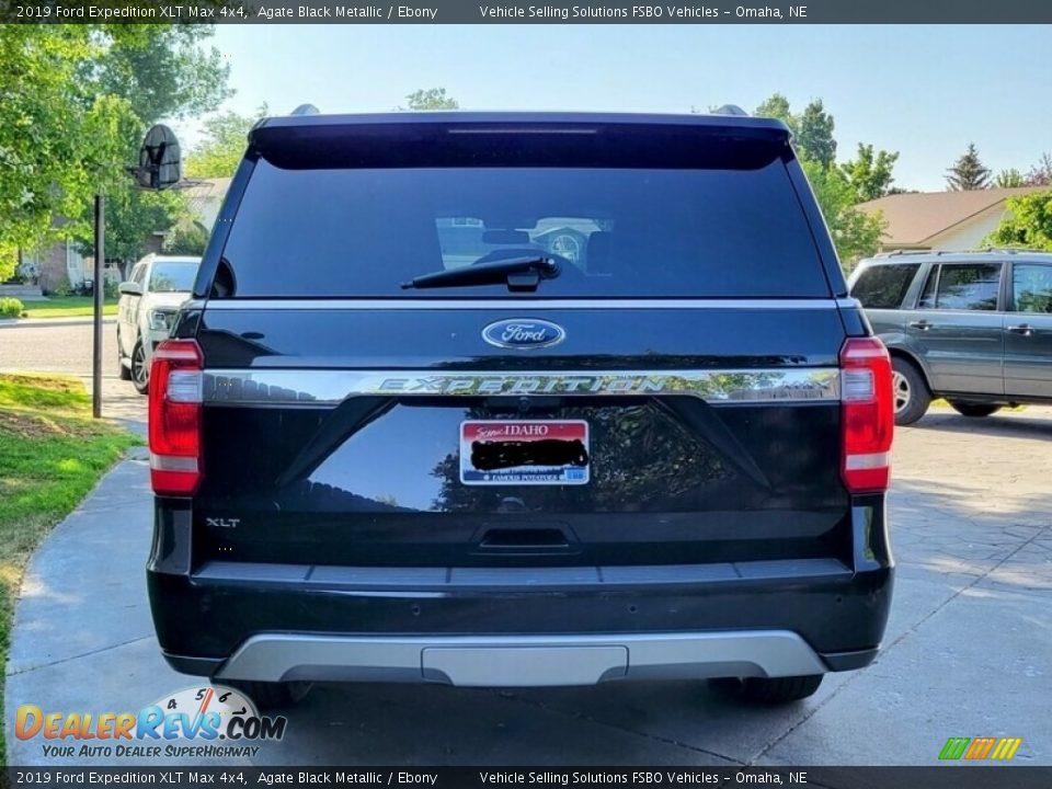 2019 Ford Expedition XLT Max 4x4 Agate Black Metallic / Ebony Photo #5