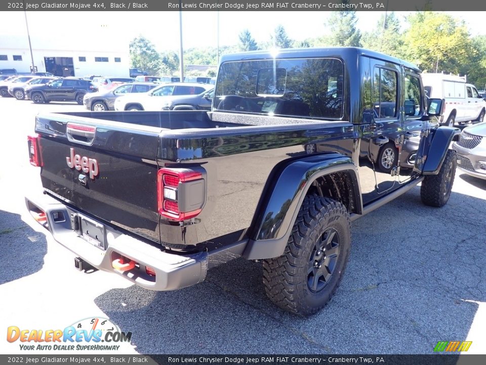 2022 Jeep Gladiator Mojave 4x4 Black / Black Photo #6