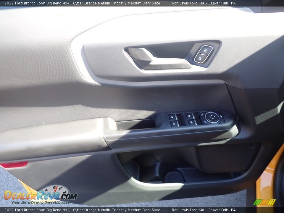 2022 Ford Bronco Sport Big Bend 4x4 Cyber Orange Metallic Tricoat / Medium Dark Slate Photo #15