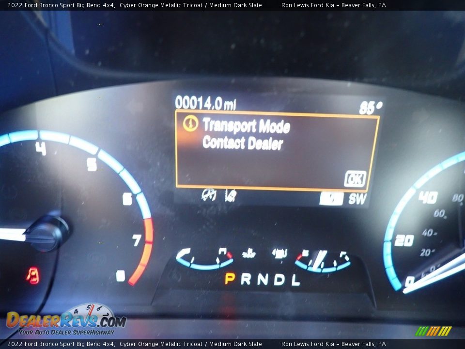 2022 Ford Bronco Sport Big Bend 4x4 Cyber Orange Metallic Tricoat / Medium Dark Slate Photo #16