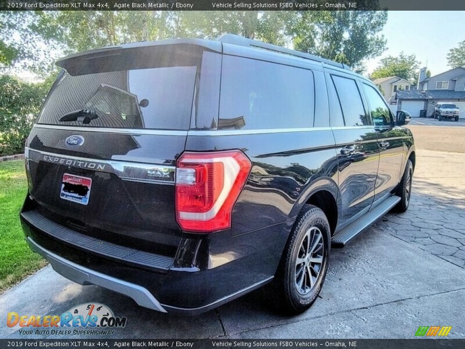 2019 Ford Expedition XLT Max 4x4 Agate Black Metallic / Ebony Photo #6