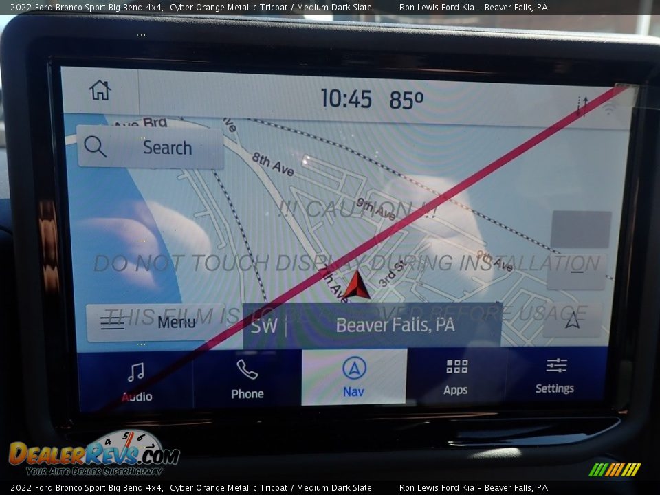 2022 Ford Bronco Sport Big Bend 4x4 Cyber Orange Metallic Tricoat / Medium Dark Slate Photo #18