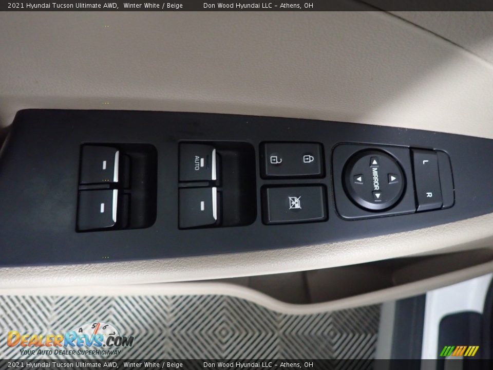 2021 Hyundai Tucson Ulitimate AWD Winter White / Beige Photo #24