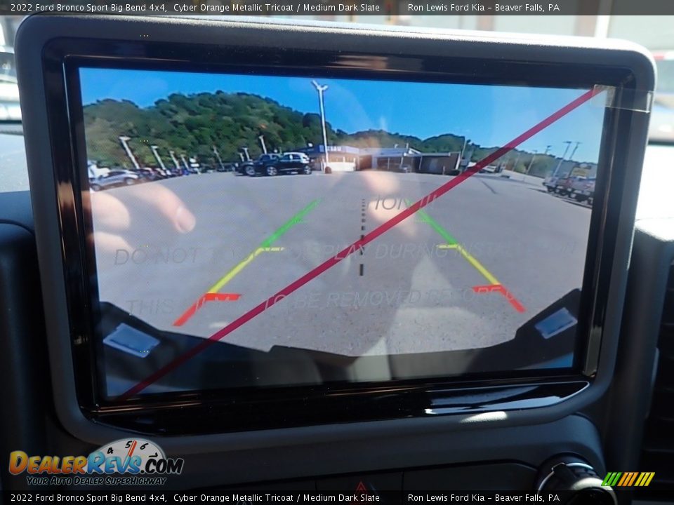 2022 Ford Bronco Sport Big Bend 4x4 Cyber Orange Metallic Tricoat / Medium Dark Slate Photo #19