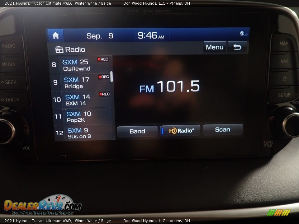 2021 Hyundai Tucson Ulitimate AWD Winter White / Beige Photo #29