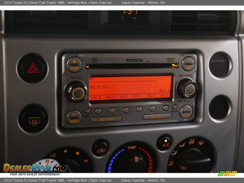 2014 Toyota FJ Cruiser Trail Teams 4WD Heritage Blue / Dark Charcoal Photo #10