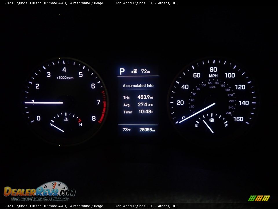 2021 Hyundai Tucson Ulitimate AWD Winter White / Beige Photo #31