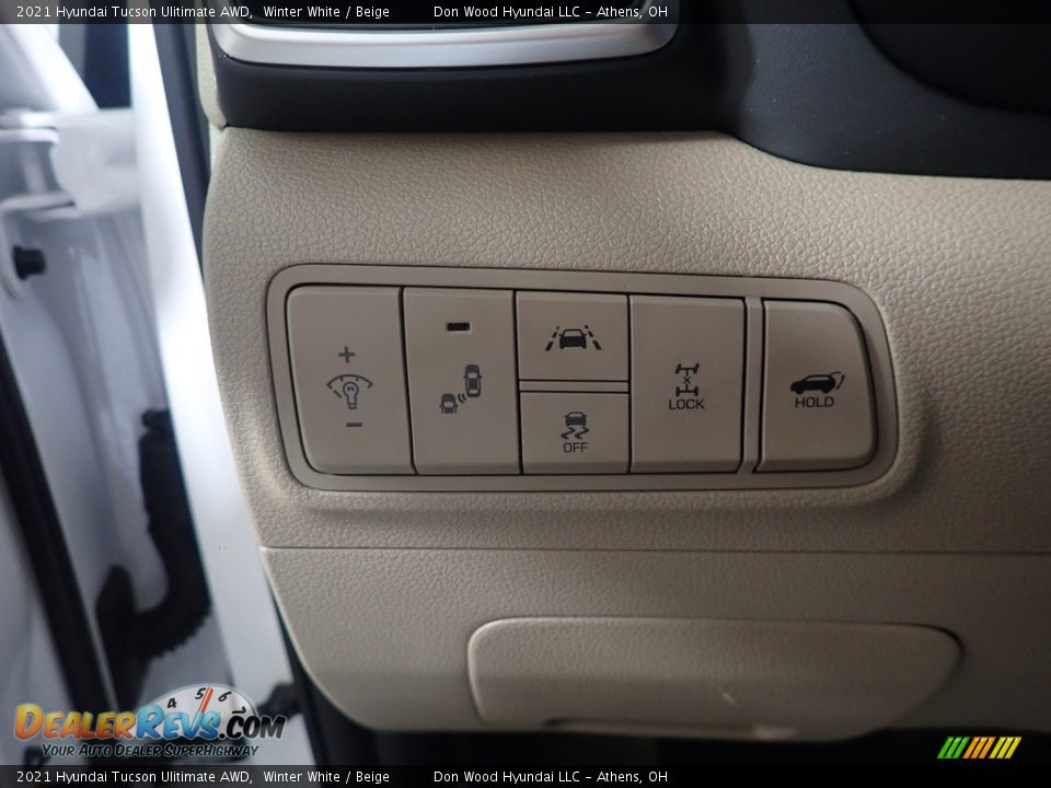 2021 Hyundai Tucson Ulitimate AWD Winter White / Beige Photo #34