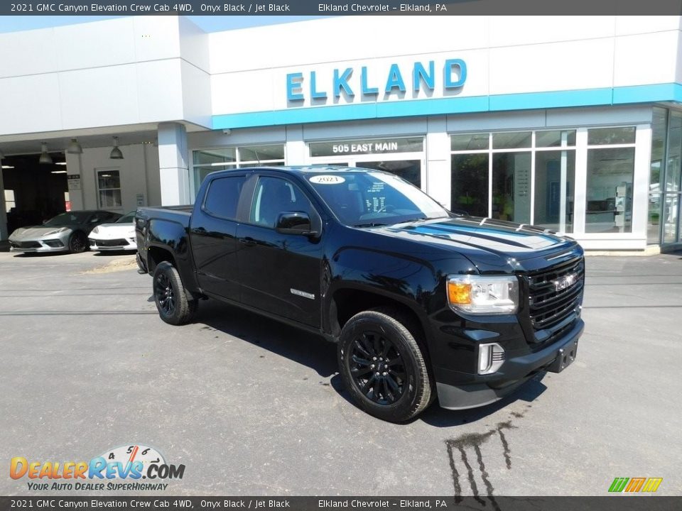 2021 GMC Canyon Elevation Crew Cab 4WD Onyx Black / Jet Black Photo #1