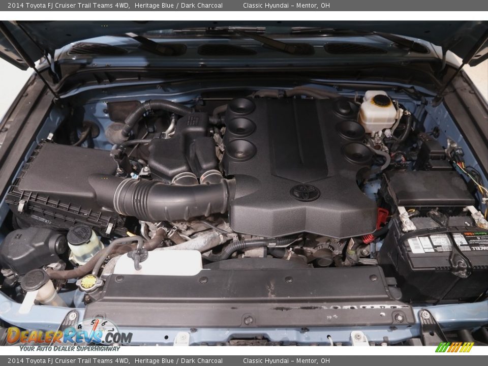 2014 Toyota FJ Cruiser Trail Teams 4WD Heritage Blue / Dark Charcoal Photo #19