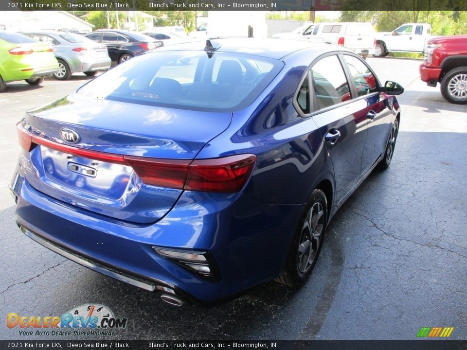 2021 Kia Forte LXS Deep Sea Blue / Black Photo #4