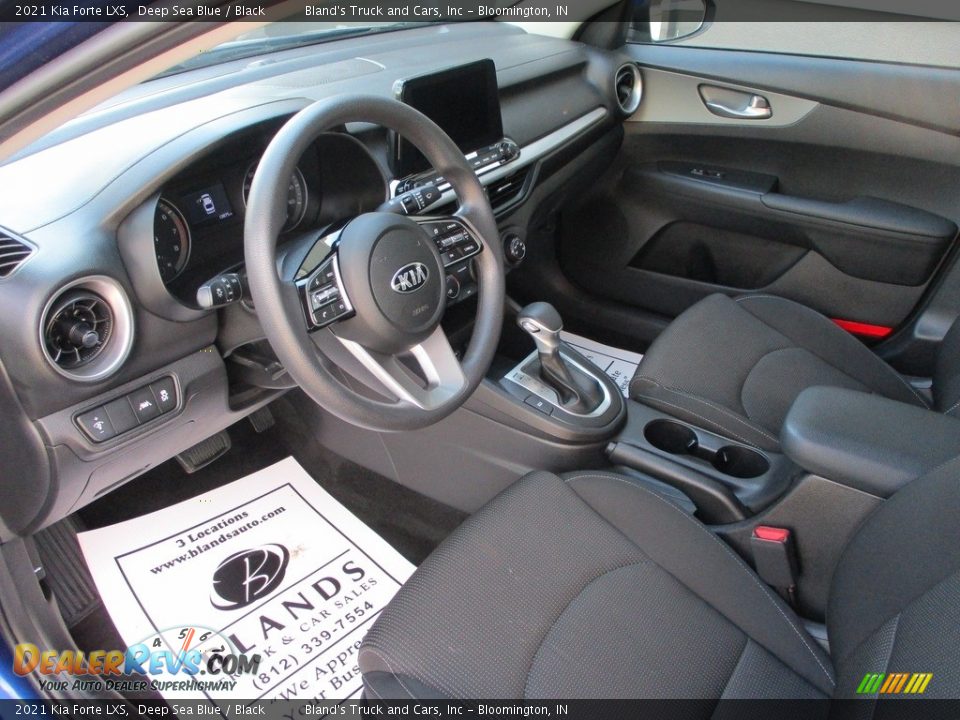 2021 Kia Forte LXS Deep Sea Blue / Black Photo #6