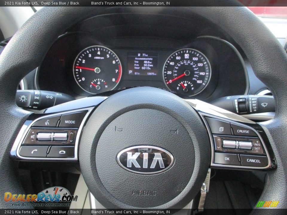 2021 Kia Forte LXS Deep Sea Blue / Black Photo #11