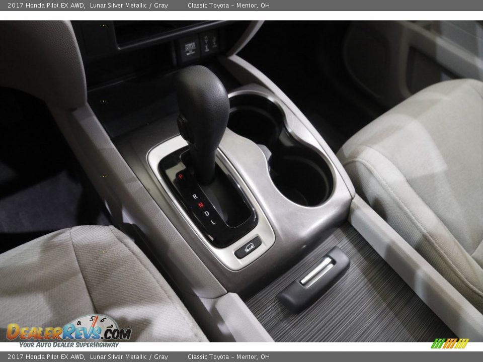 2017 Honda Pilot EX AWD Lunar Silver Metallic / Gray Photo #14