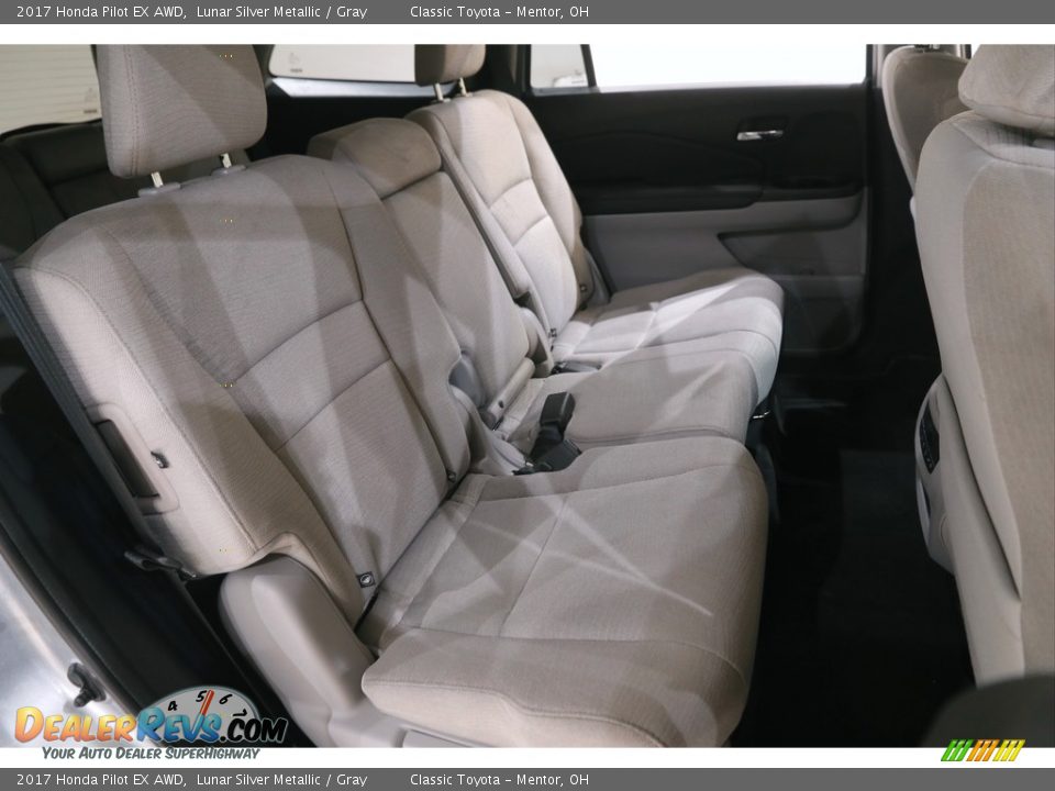 2017 Honda Pilot EX AWD Lunar Silver Metallic / Gray Photo #16