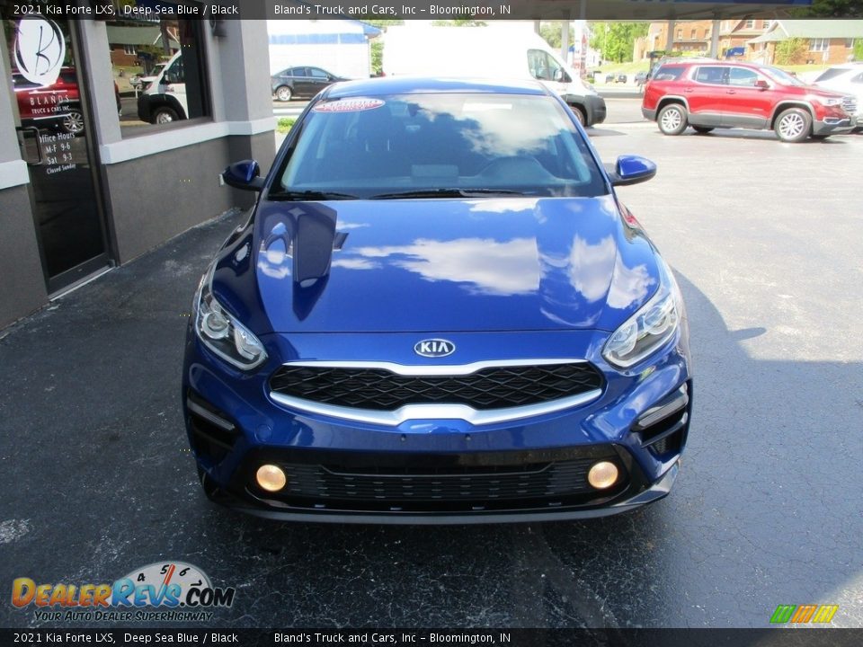 2021 Kia Forte LXS Deep Sea Blue / Black Photo #21