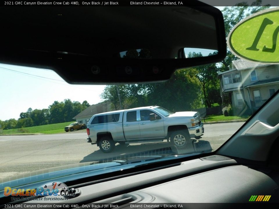 2021 GMC Canyon Elevation Crew Cab 4WD Onyx Black / Jet Black Photo #33