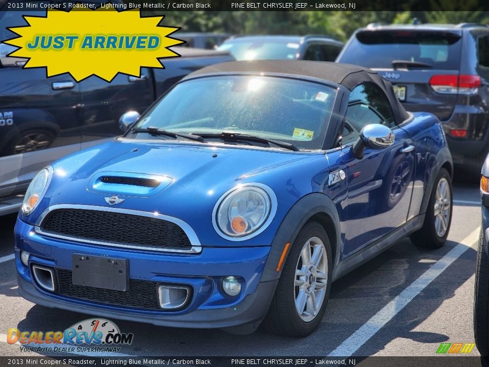 2013 Mini Cooper S Roadster Lightning Blue Metallic / Carbon Black Photo #1