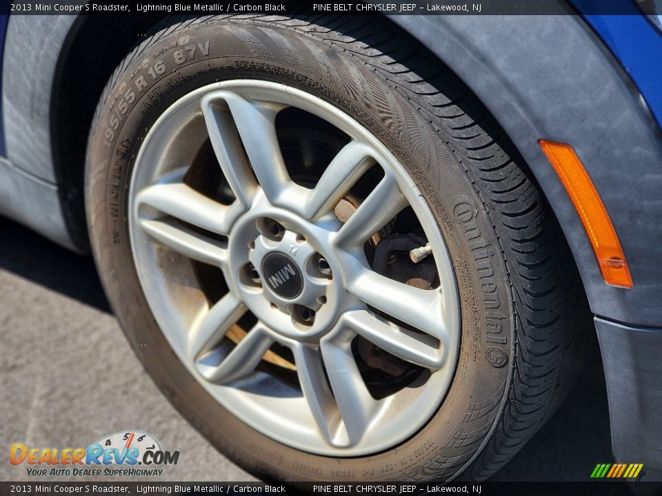 2013 Mini Cooper S Roadster Lightning Blue Metallic / Carbon Black Photo #5