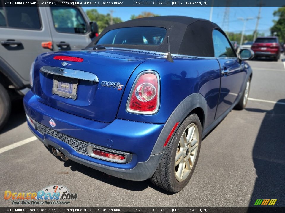 2013 Mini Cooper S Roadster Lightning Blue Metallic / Carbon Black Photo #6