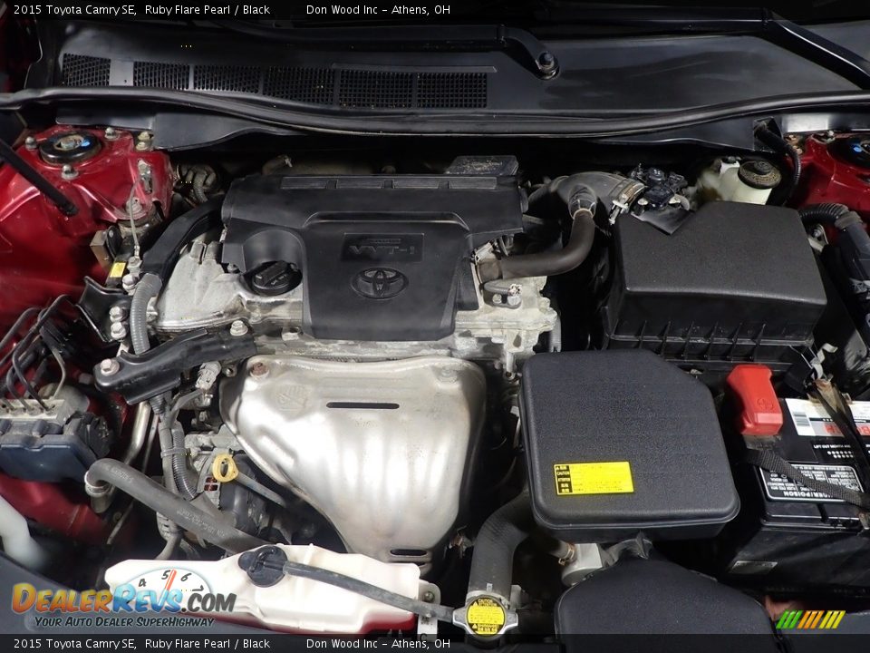 2015 Toyota Camry SE Ruby Flare Pearl / Black Photo #7