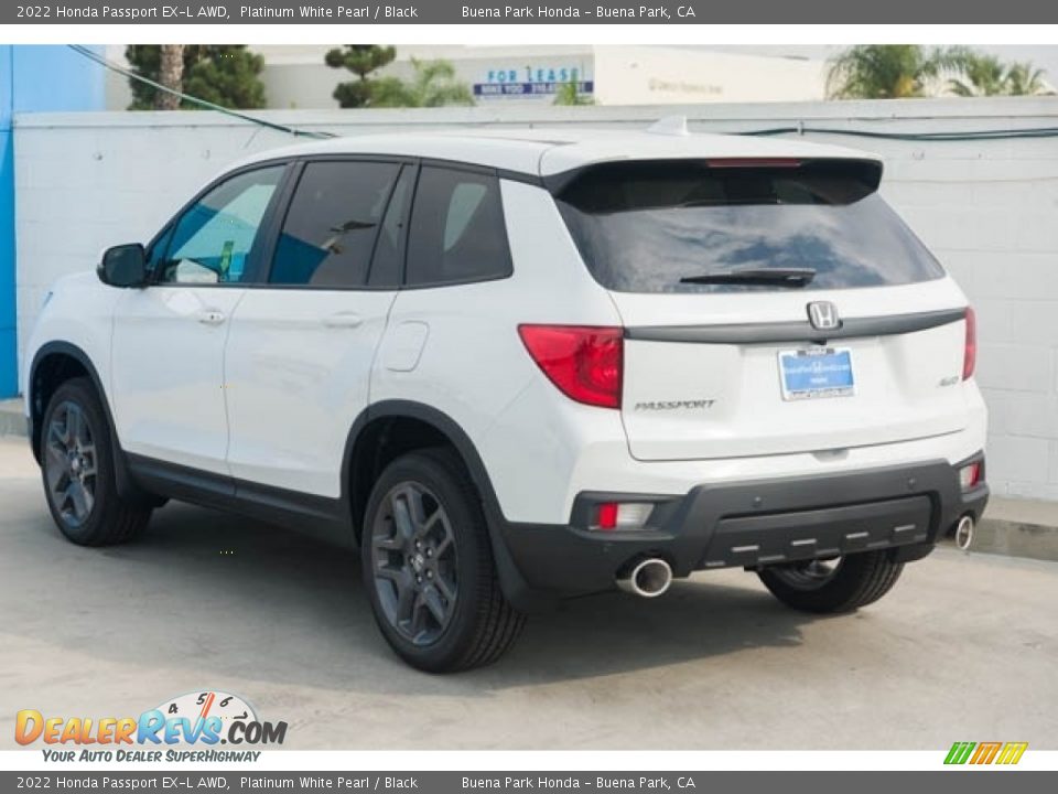 2022 Honda Passport EX-L AWD Platinum White Pearl / Black Photo #2