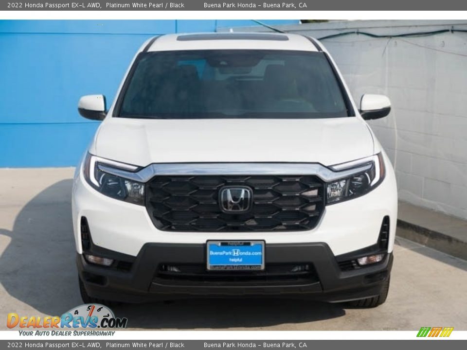 2022 Honda Passport EX-L AWD Platinum White Pearl / Black Photo #3