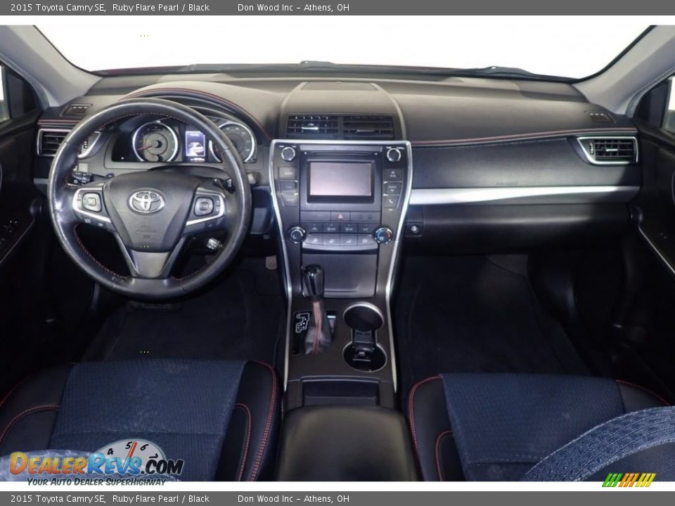 2015 Toyota Camry SE Ruby Flare Pearl / Black Photo #21
