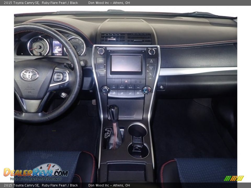 2015 Toyota Camry SE Ruby Flare Pearl / Black Photo #22