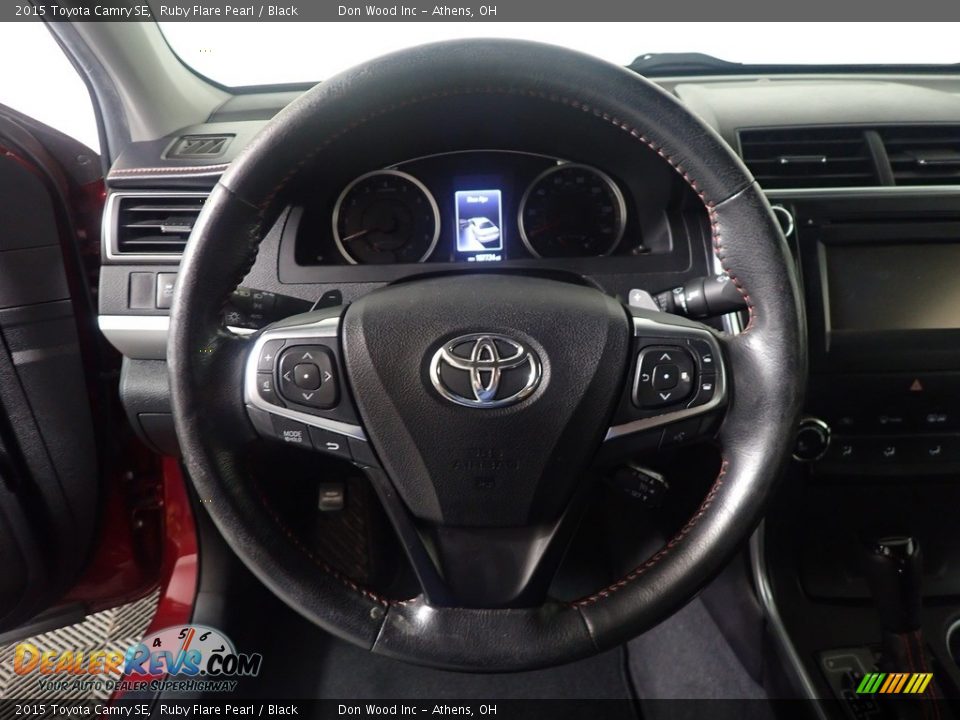 2015 Toyota Camry SE Ruby Flare Pearl / Black Photo #23