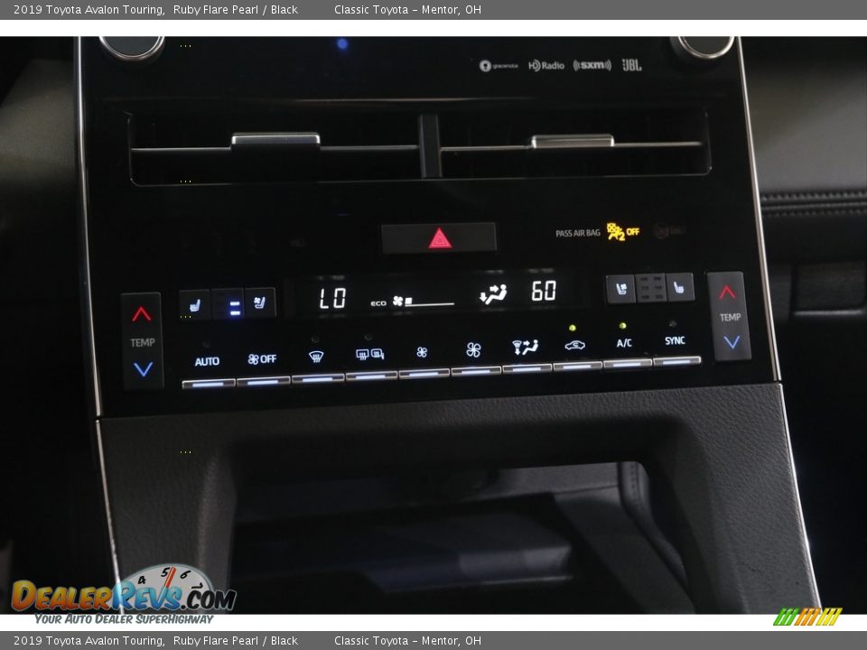 2019 Toyota Avalon Touring Ruby Flare Pearl / Black Photo #13