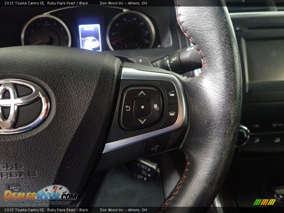 2015 Toyota Camry SE Ruby Flare Pearl / Black Photo #26
