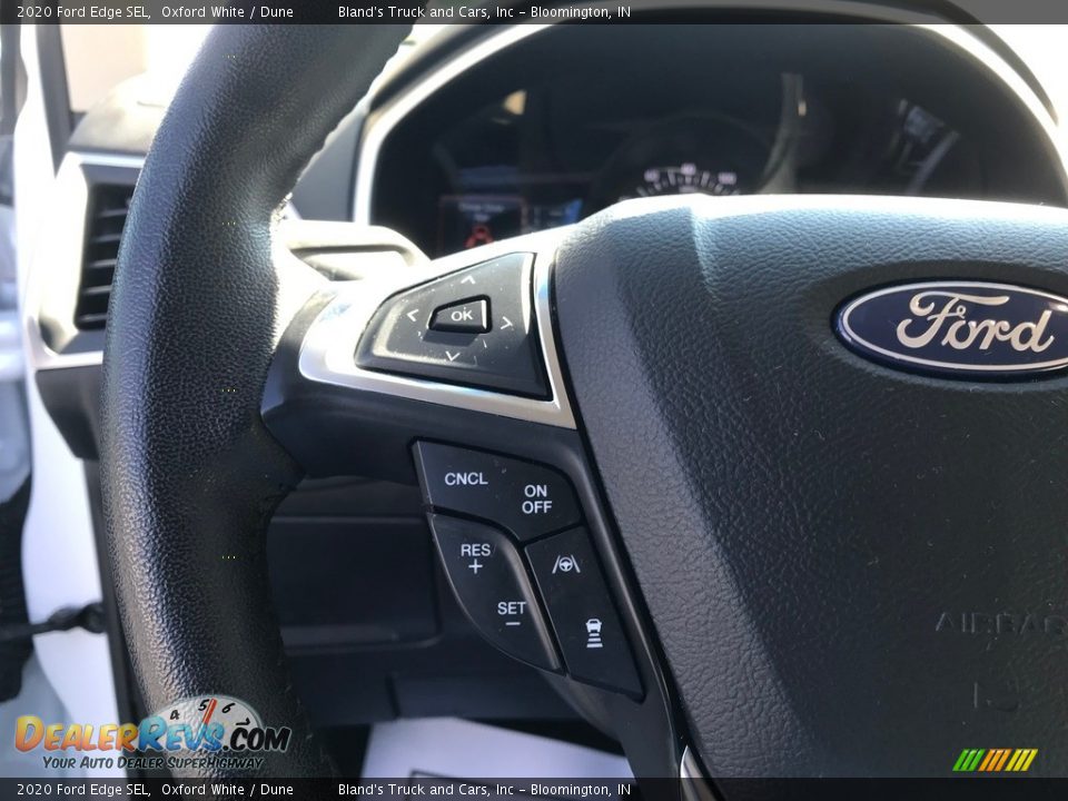 2020 Ford Edge SEL Oxford White / Dune Photo #19