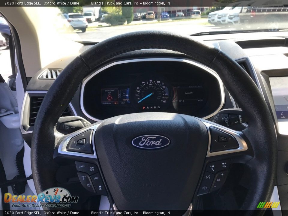 2020 Ford Edge SEL Oxford White / Dune Photo #21