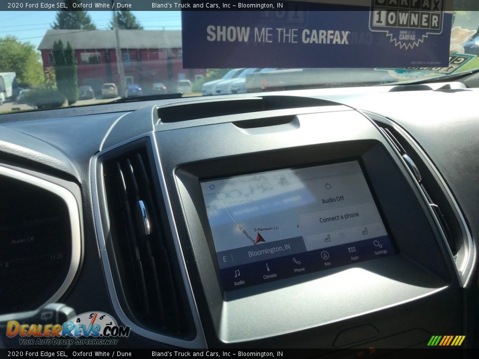 2020 Ford Edge SEL Oxford White / Dune Photo #23