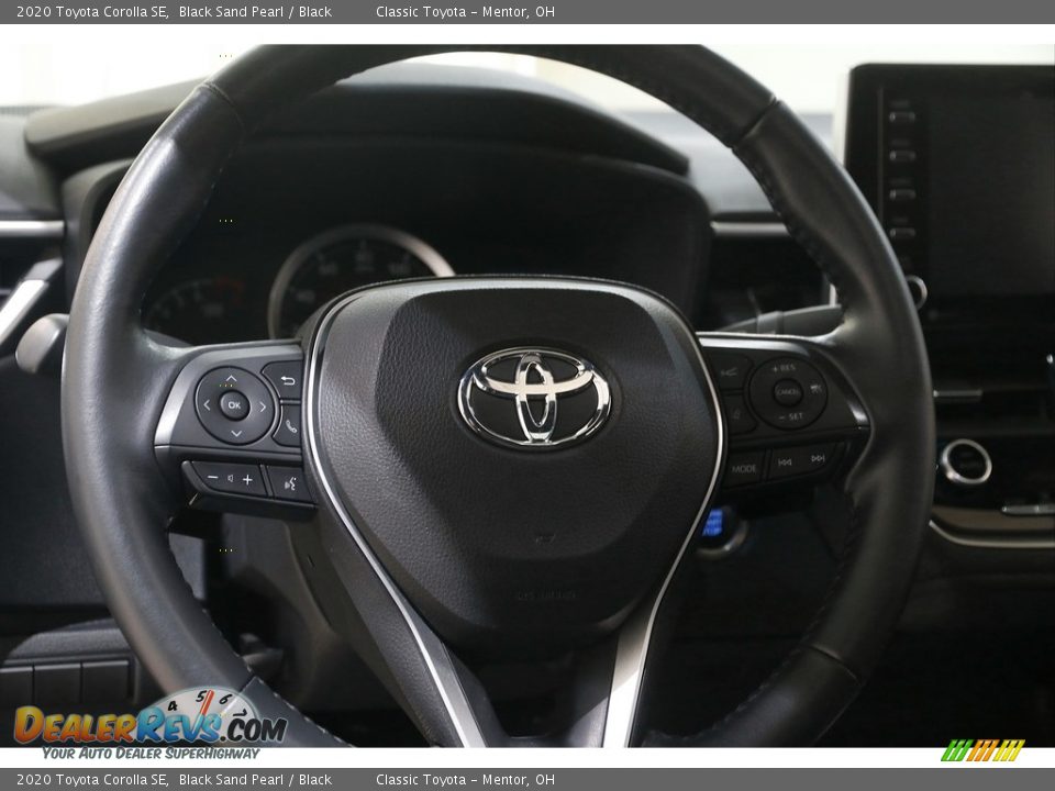 2020 Toyota Corolla SE Black Sand Pearl / Black Photo #7