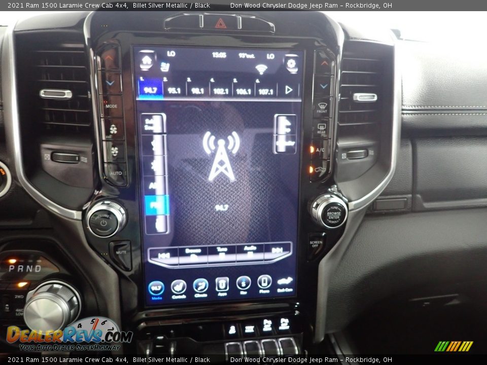 2021 Ram 1500 Laramie Crew Cab 4x4 Billet Silver Metallic / Black Photo #2