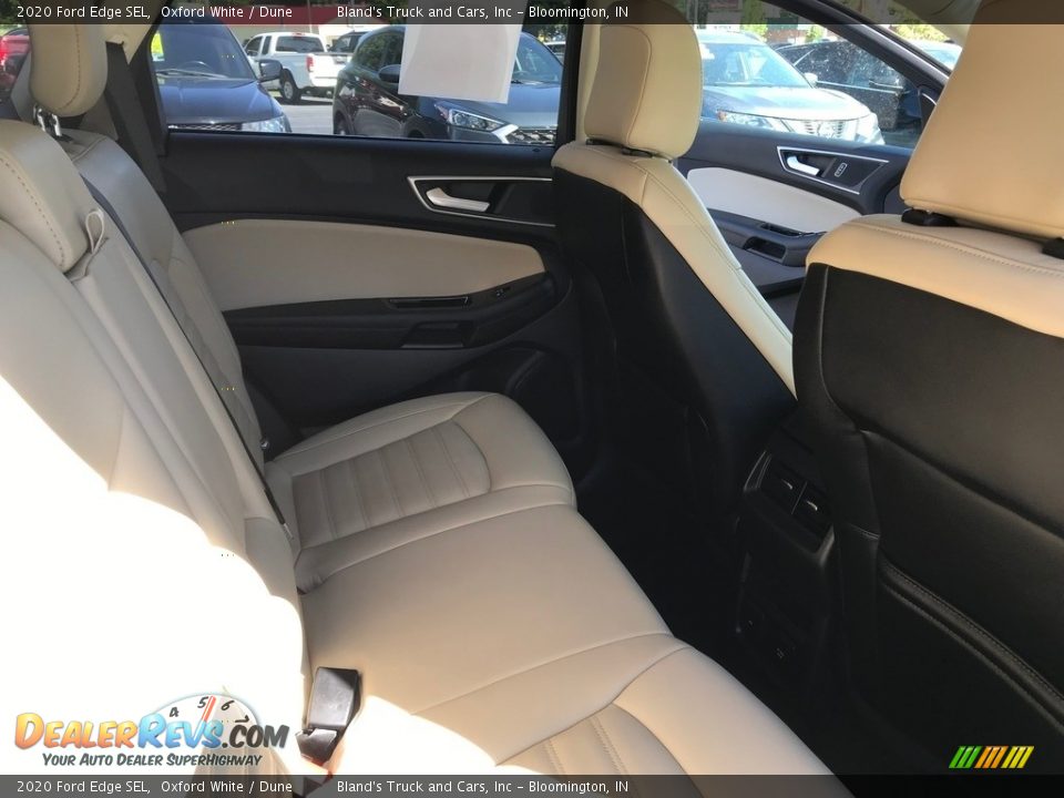 2020 Ford Edge SEL Oxford White / Dune Photo #34