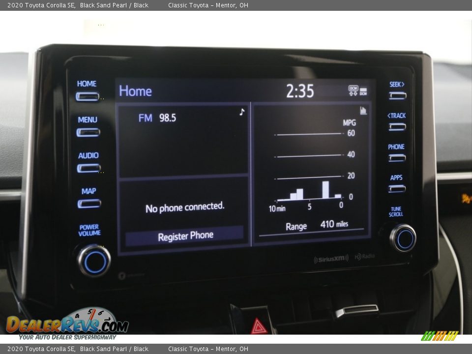 2020 Toyota Corolla SE Black Sand Pearl / Black Photo #10