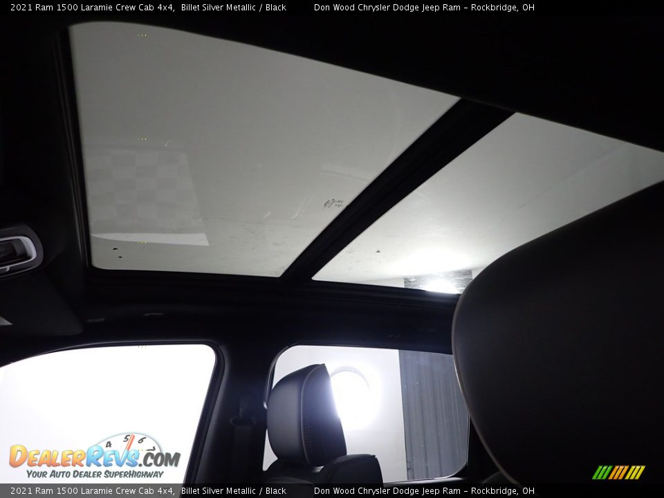 2021 Ram 1500 Laramie Crew Cab 4x4 Billet Silver Metallic / Black Photo #4